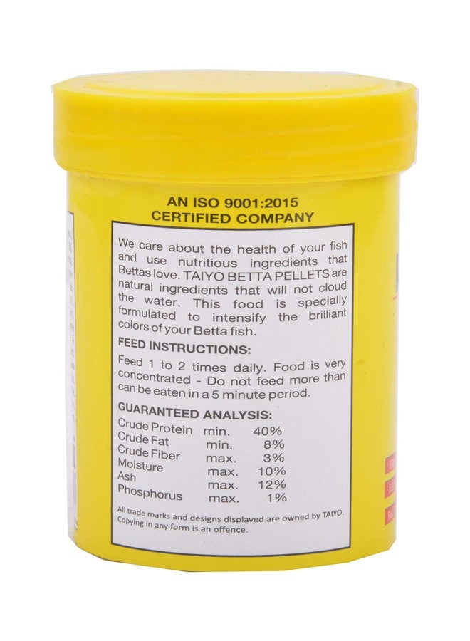 TAIYO Betta Pellets Fish Food,45g - Image 3
